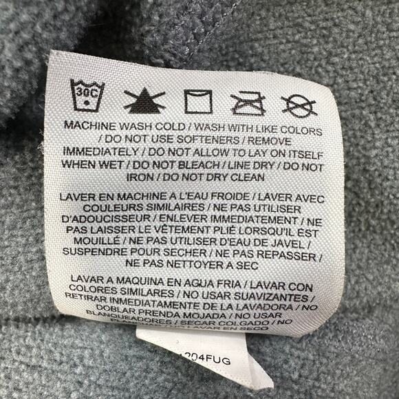 Nike Therma-Fit Hoodie Mens M Pullover Gray Colorblock Microfiber Fleece Stretch - Picture 10 of 11